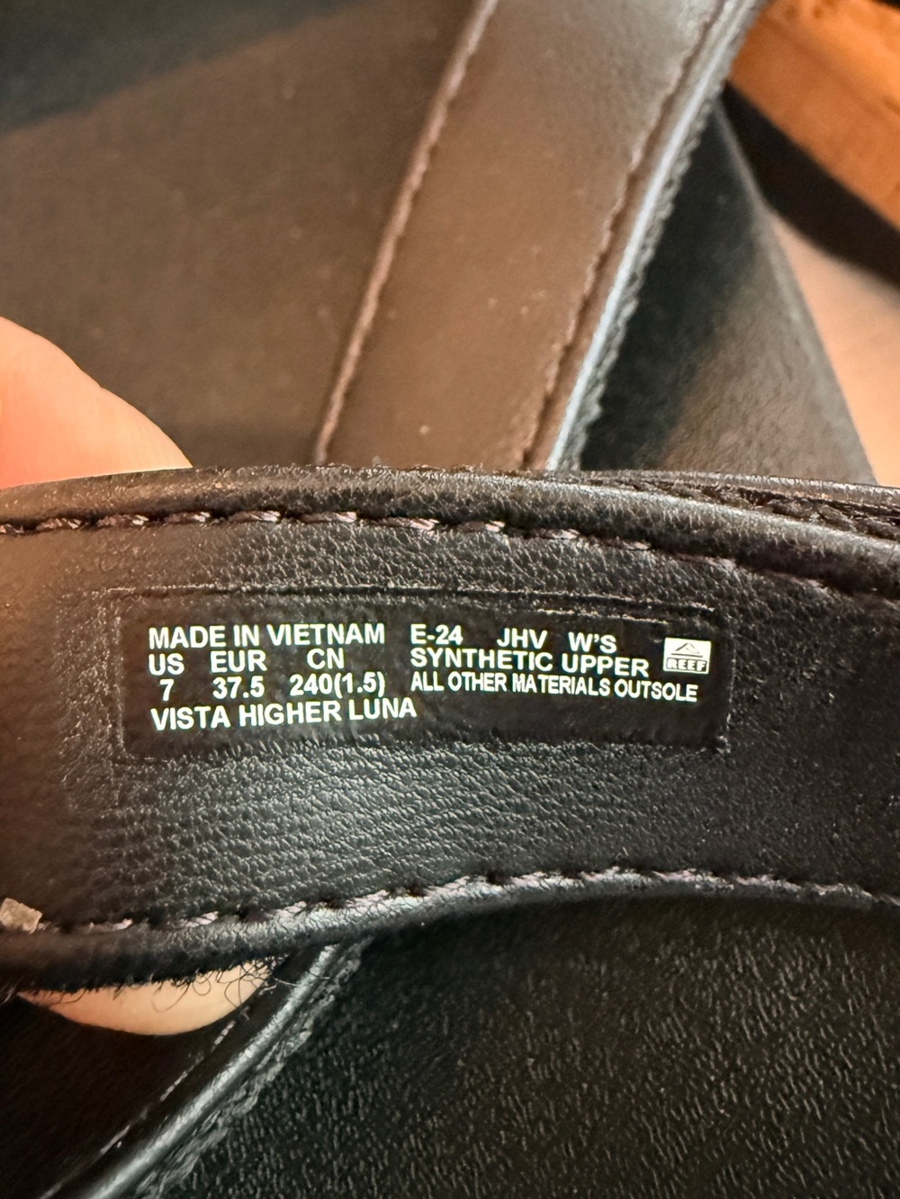 Reef | Vista Higher Luna Black Platform Sandals - Picture 11 of 13